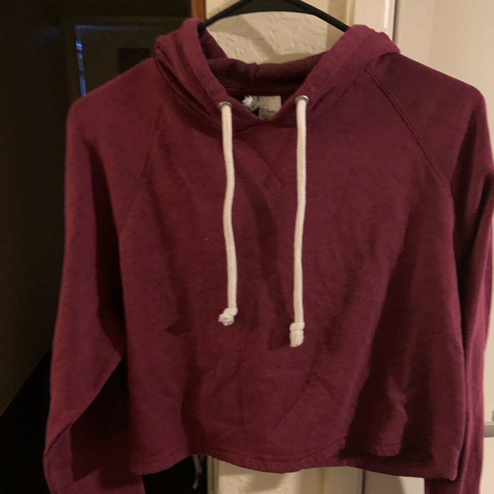 h&m cropped hoodie